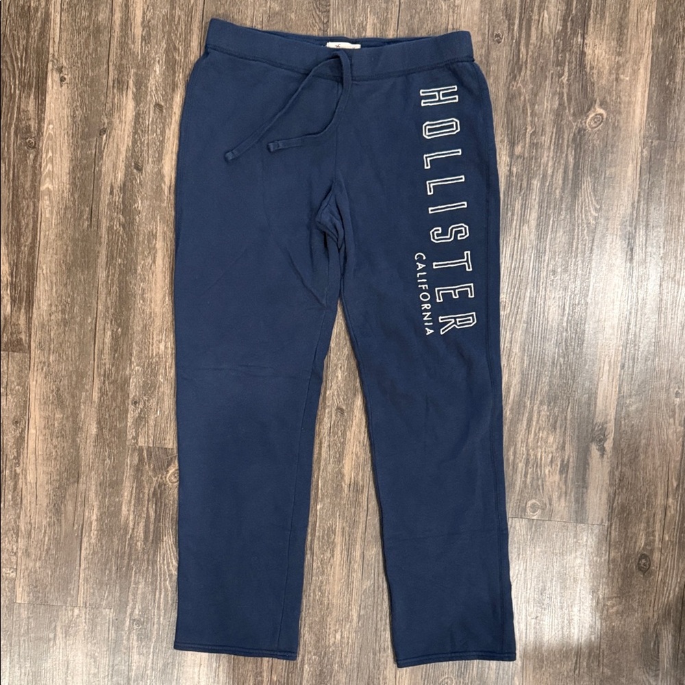 Hollister Navy Blue Sweatpants Sweats Pants M Medium